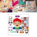 Social Emotional Learning Toy Make A Funny Faces Stickers Games for Children