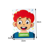 Social Emotional Learning Toy Make A Funny Faces Stickers Games for Children