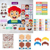 Social Emotional Learning Toy Make A Funny Faces Stickers Games for Children