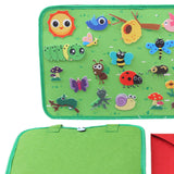 Montessori Toy Early Education Portable Hand Eye Coordination Busy Board Set Insect