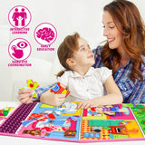 Activity Board Learning Sensory Board for 2 Year Old Kindergarten Girls Boys