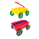 Pretend Play Wagon Toy Beach Activities Pull Car Toy for Indoor Seaside Yard Yellow