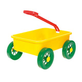 Pretend Play Wagon Toy Beach Activities Pull Car Toy for Indoor Seaside Yard Yellow