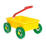 Pretend Play Wagon Toy Beach Activities Pull Car Toy for Indoor Seaside Yard Yellow