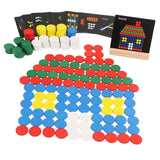 Educational Toy Develop Intelligence Sensory Toy Practical Wooden Puzzle Set