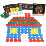 Educational Toy Develop Intelligence Sensory Toy Practical Wooden Puzzle Set