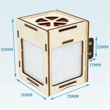 Wood Air Purifier DIY Experiment Toy Experiment Toy for Teens Teaching Props