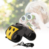 Kids Binoculars Toy Portable Camping for Camping Presents Birthday Yellow