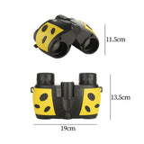 Kids Binoculars Toy Portable Camping for Camping Presents Birthday Yellow