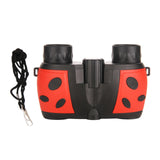 Kids Binoculars Toy Portable Camping for Camping Presents Birthday Red