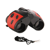 Kids Binoculars Toy Portable Camping for Camping Presents Birthday Red