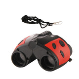 Kids Binoculars Toy Portable Camping for Camping Presents Birthday Red