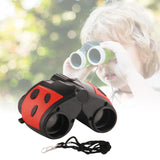 Kids Binoculars Toy Portable Camping for Camping Presents Birthday Red