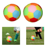 Soft Soccer Ball Soft Football Outdoor Exercise Toy for Beach Summer Outdoor 13cm