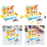 Design and Drill Toy DIY Shapes Matching Engineering Building Kits Preschool without power drill