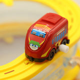 Rail Car Storage Box Portable Car Toy Organizer for Boys Girls Children Kids Red High Speed Car