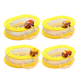 Rail Car Storage Box Portable Car Toy Organizer for Boys Girls Children Kids Red High Speed Car