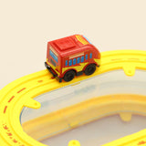 Rail Car Storage Box Portable Car Toy Organizer for Boys Girls Children Kids Red High Speed Car