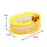 Rail Car Storage Box Portable Car Toy Organizer for Boys Girls Children Kids Engineering Car