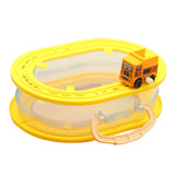 Rail Car Storage Box Portable Car Toy Organizer for Boys Girls Children Kids Engineering Car