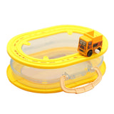 Rail Car Storage Box Portable Car Toy Organizer for Boys Girls Children Kids Engineering Car