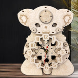Maxbell Wooden Clock Puzzle Craft Kits Vintage Pendulum Clock for Gifts Teens Adults
