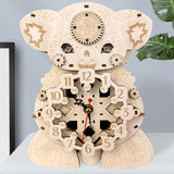 Maxbell Wooden Clock Puzzle Craft Kits Vintage Pendulum Clock for Gifts Teens Adults