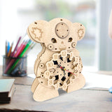 Maxbell Wooden Clock Puzzle Craft Kits Vintage Pendulum Clock for Gifts Teens Adults
