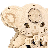 Maxbell Wooden Clock Puzzle Craft Kits Vintage Pendulum Clock for Gifts Teens Adults