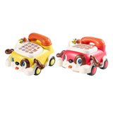 Baby Telephone Toy Game Parent Child Interactive Toy for Baby Boy Girls Kids yellow