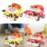 Baby Telephone Toy Game Parent Child Interactive Toy for Baby Boy Girls Kids yellow