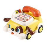 Baby Telephone Toy Game Parent Child Interactive Toy for Baby Boy Girls Kids yellow