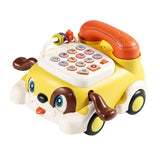 Baby Telephone Toy Game Parent Child Interactive Toy for Baby Boy Girls Kids yellow