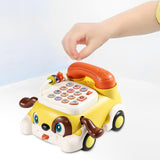 Baby Telephone Toy Game Parent Child Interactive Toy for Baby Boy Girls Kids yellow