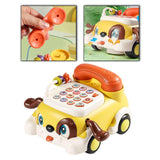 Baby Telephone Toy Game Parent Child Interactive Toy for Baby Boy Girls Kids yellow