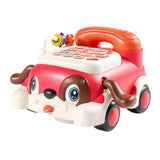 Baby Telephone Toy Game Parent Child Interactive Toy for Baby Boy Girls Kids rose red