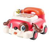 Baby Telephone Toy Game Parent Child Interactive Toy for Baby Boy Girls Kids rose red