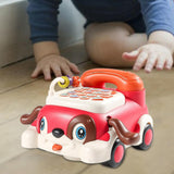 Baby Telephone Toy Game Parent Child Interactive Toy for Baby Boy Girls Kids rose red