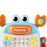 Parent Child Interactive Toy Mobile Phone for Children 3 Years Old blue