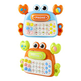 Parent Child Interactive Toy Mobile Phone for Children 3 Years Old blue