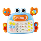 Parent Child Interactive Toy Mobile Phone for Children 3 Years Old blue