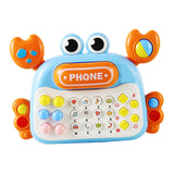 Parent Child Interactive Toy Mobile Phone for Children 3 Years Old blue