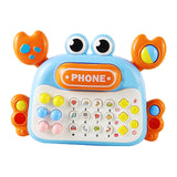 Parent Child Interactive Toy Mobile Phone for Children 3 Years Old blue