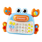 Parent Child Interactive Toy Mobile Phone for Children 3 Years Old blue