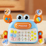 Parent Child Interactive Toy Mobile Phone for Children 3 Years Old blue