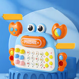 Parent Child Interactive Toy Mobile Phone for Children 3 Years Old blue