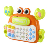 Parent Child Interactive Toy Mobile Phone for Children 3 Years Old orange