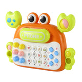 Parent Child Interactive Toy Mobile Phone for Children 3 Years Old orange