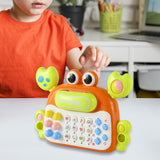 Parent Child Interactive Toy Mobile Phone for Children 3 Years Old orange