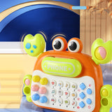 Parent Child Interactive Toy Mobile Phone for Children 3 Years Old orange